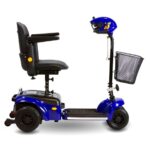 Side View of Shoprider Scootie 4-Wheel Compact Travel Mobility Scooter-TE-787NA