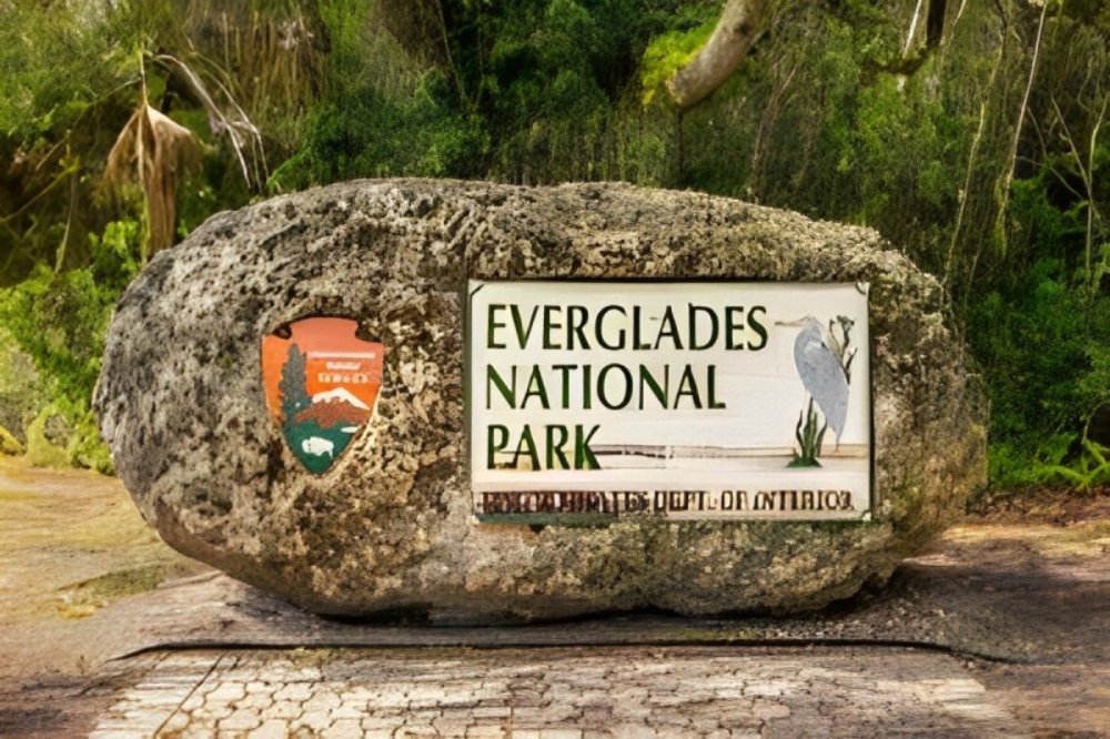 Everglades National Park Stone Entrance