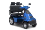 Blue Afiscooter S4 Dual Seat Off-Road-Wheels 4-Wheel