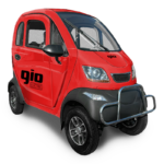Gio Golf Fully Enclosed Mobility Scooter Color Red