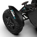 MIA FOUR 4x4 Light Electric QuadBoard rear tire close-up