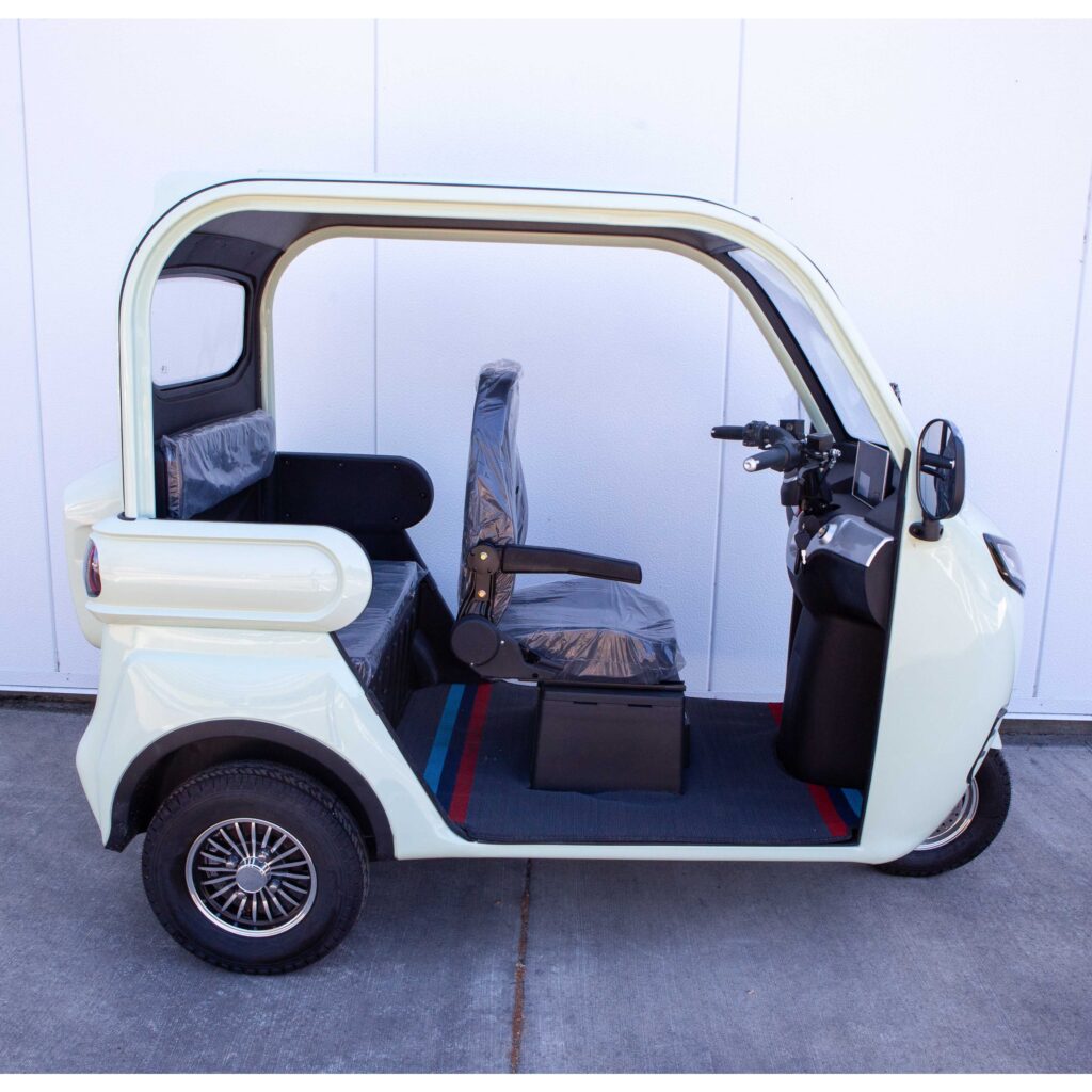 Pushpak 7000 Enclosed Cabin Three-Passenger Fast Mobility Scooter