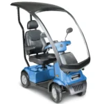 Blue Afiscooter C4 Mobility Scooter with Canopy