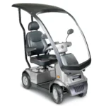 Silver Afiscooter C4 Mobility Scooter with Canopy