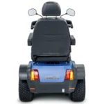 Back View of Blue Afiscooter S4 Mobility Scooter with Golf Tire