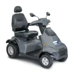 Gray Afiscooter S4 Mobility Scooter with Golf Tire