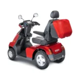 Side View Red Afiscooter S4 Mobility Scooter