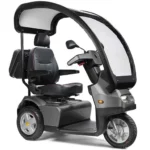 Gray Afiscooter S3 Mobility Scooter with Canopy