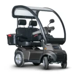 Gray Afiscooter S4 Dual Seat with Canopy Mobility Scooter