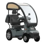 Gray Afiscooter S4 Mobility Scooter with Canopy