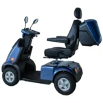 Side View Blue Afiscooter C4 Mobility Scooter