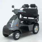 Side View of Gray Afiscooter S4 Dual Seat