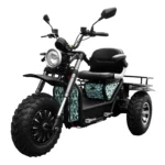 Black camo Daymak Boomerbeast 2D with bold design and wide tires.