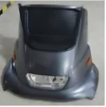 Gray Cover Front Assy with Adapt. Harness Replacement Part for Afiscooter Afikim S4