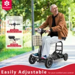 Bangeran Dragon Mobile features adjustable handlebars and a foldable child seat for a customizable, comfortable ride.