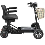 Side View of Bangeran Dragon Mobile EX Lightweight Foldable 4 Wheels Mobility Scooter