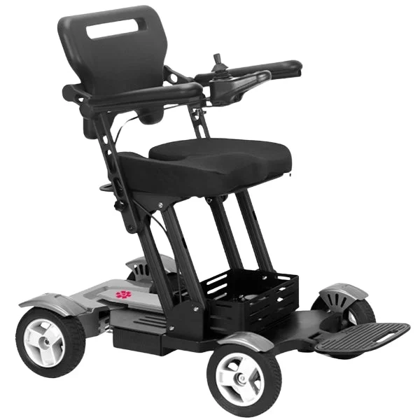 Gray Bangeran Titan Mobility 2-in-1 4-Wheel Foldable Electric Wheelchair + Mobility Scooter