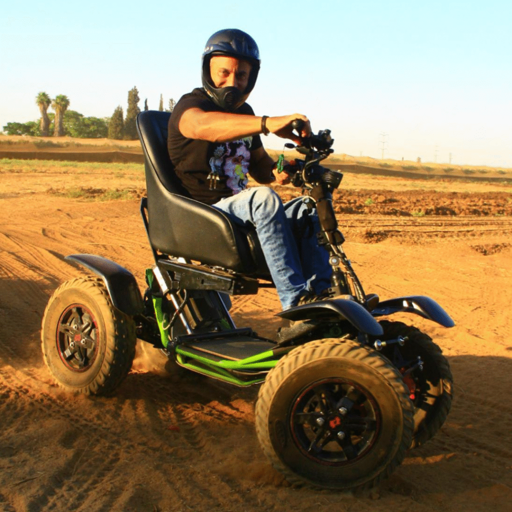 EZRaider Access ATV 4WD Scooter on Sand