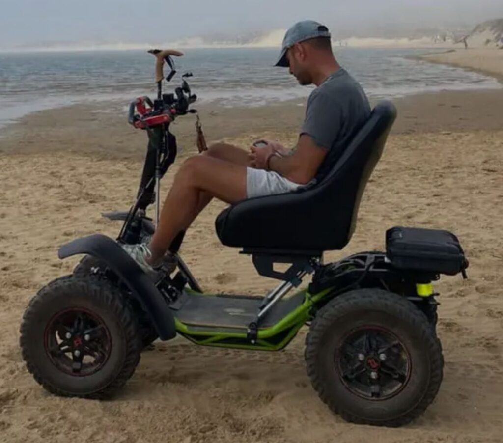 EZ Raider Access™ Electric 4 Wheel Drive Scooter ATV Beach Use