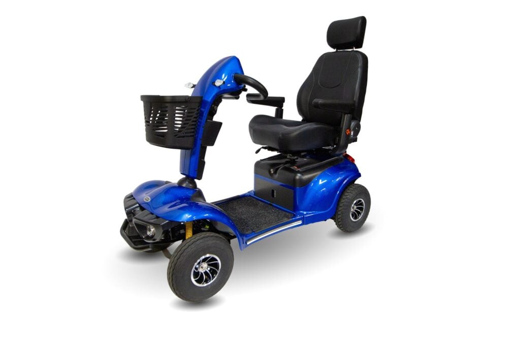 Shoprider Excursion 889XL heavy duty mobility scooter rear quarter view