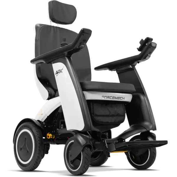 White Forcemech ARK Travel-Ready Portable Electric Wheelchair