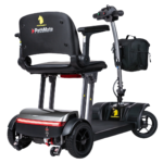 Forcemech Pathmate Lihghtweiight Travel mobility scooter back side view