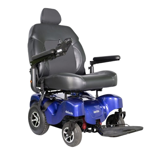 Merits Atlantis Bariatric Powerchair color blue
