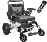 Silver Bangeran Mammoth Ergonomic wheelchair with Bluetooth folding remote