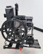 Electric Tilt n Tote platform tilted down for loading
