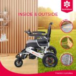 Mammoth Ergonomic wheelchair used indoors and outdoors on grass and rough surfaces