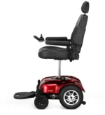 2026 Merits Gemini P301 Power Wheelchair with power elevating seat raised side view