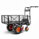 SuperHandy Electric Utility Wagon Pro - 48V 7Ah AGM Battery, 660Lb Max Weight