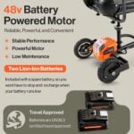 SuperHandy Passport Plus Mobility Scooter - 48V 2Ah Battery, 330Lb Max Weight view 5