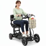 Bangeran Dragon Mobile EX 4 Wheel Folding Mobility Scooter with Child Seat