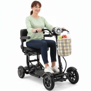 Bangeran Dragon Mobile EX 4 Wheel Folding Mobility Scooter with Child Seat