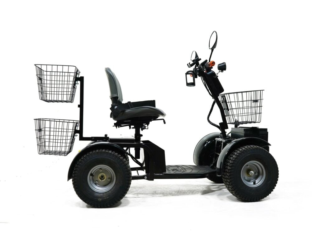 Cheetah Ninja all terrain mobility scooter full side view