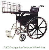 EK Tech 5500 Companion Shopper Wheelchair with Basket