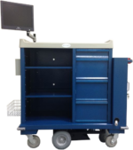 EK Tech motorized medical cart platform used to build custom crash carts