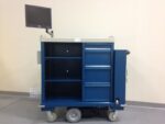 Pony Express 1085 motorized endoscopy cart with two customizable columns