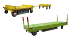 EK Tech rail guided motorized transfer cart
