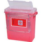 3 gallon sharps container accessory for the Pony Express 2085 medication cart