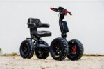EZRaider Access electric 4x4 scooter with high back suspension seat