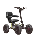 EZRaider off road scooter with high back suspension seat