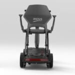 iMOVE AirCarbon folding scooter straight from behind