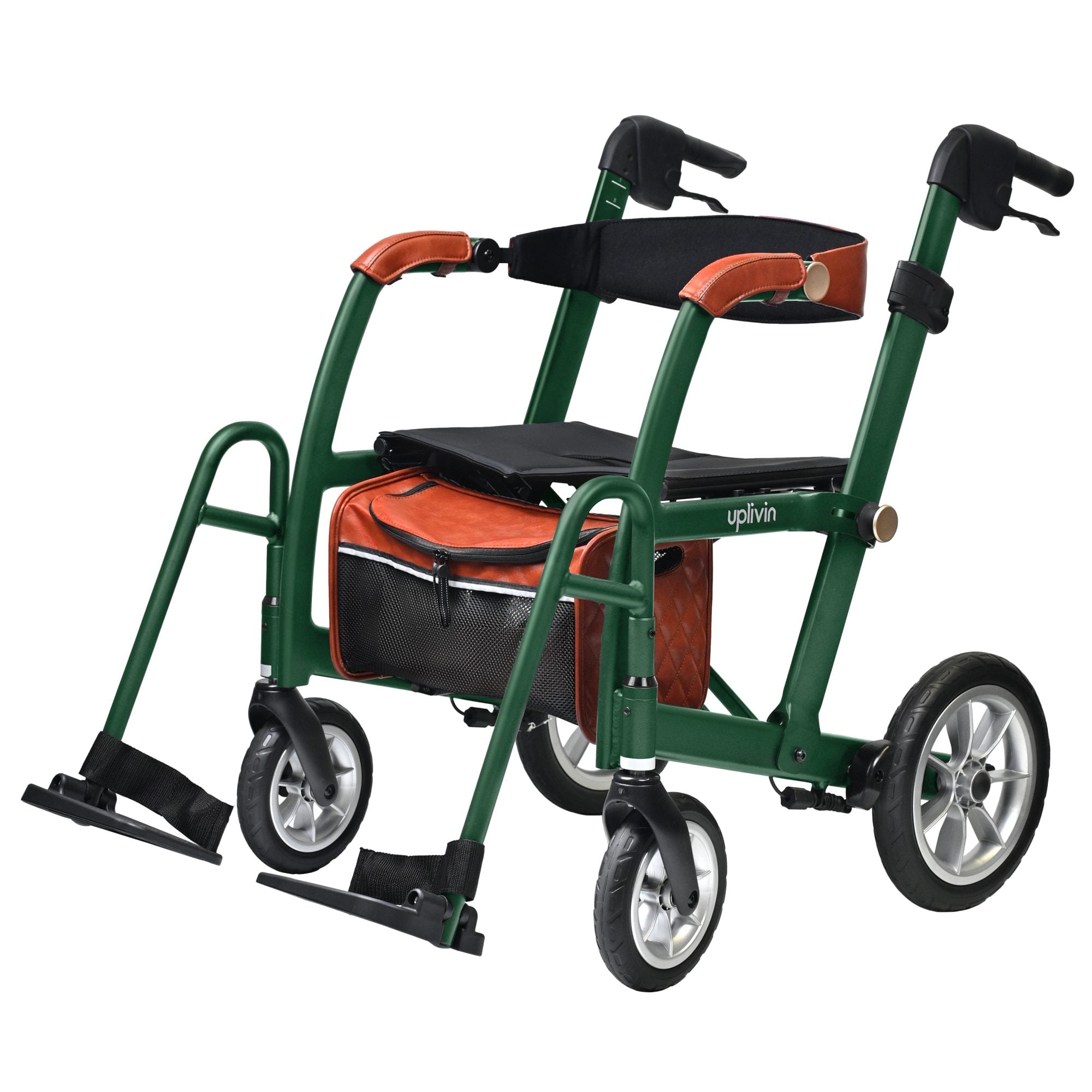 Enhance Mobility Uplivin Gavo 2-in-1 Rollator and Transport Chair