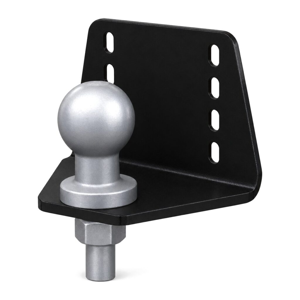 Pony Express 2 inch ball hitch 0244-301-35 on a black mounting bracket